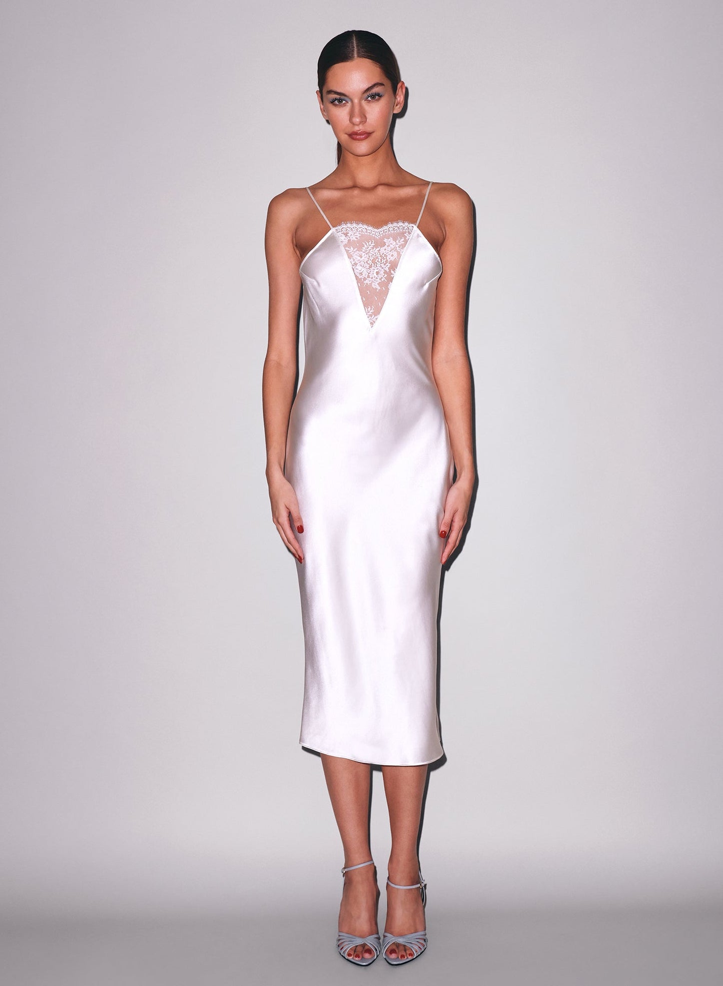 Ivory Frankie Lace Slip Dress | Fleur du Mal