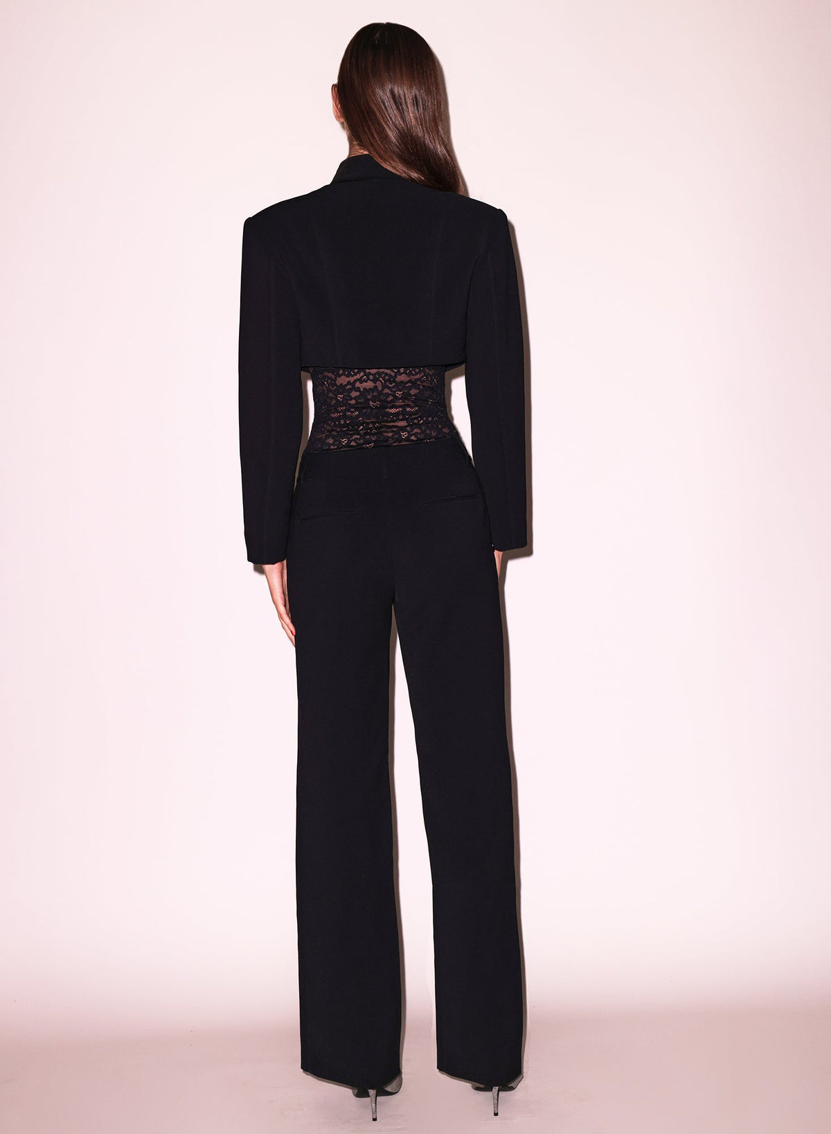 Black Zipper Split Hem Pant | Fleur du Mal