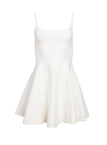 Ivory Flared Corset Dress | Fleur du Mal