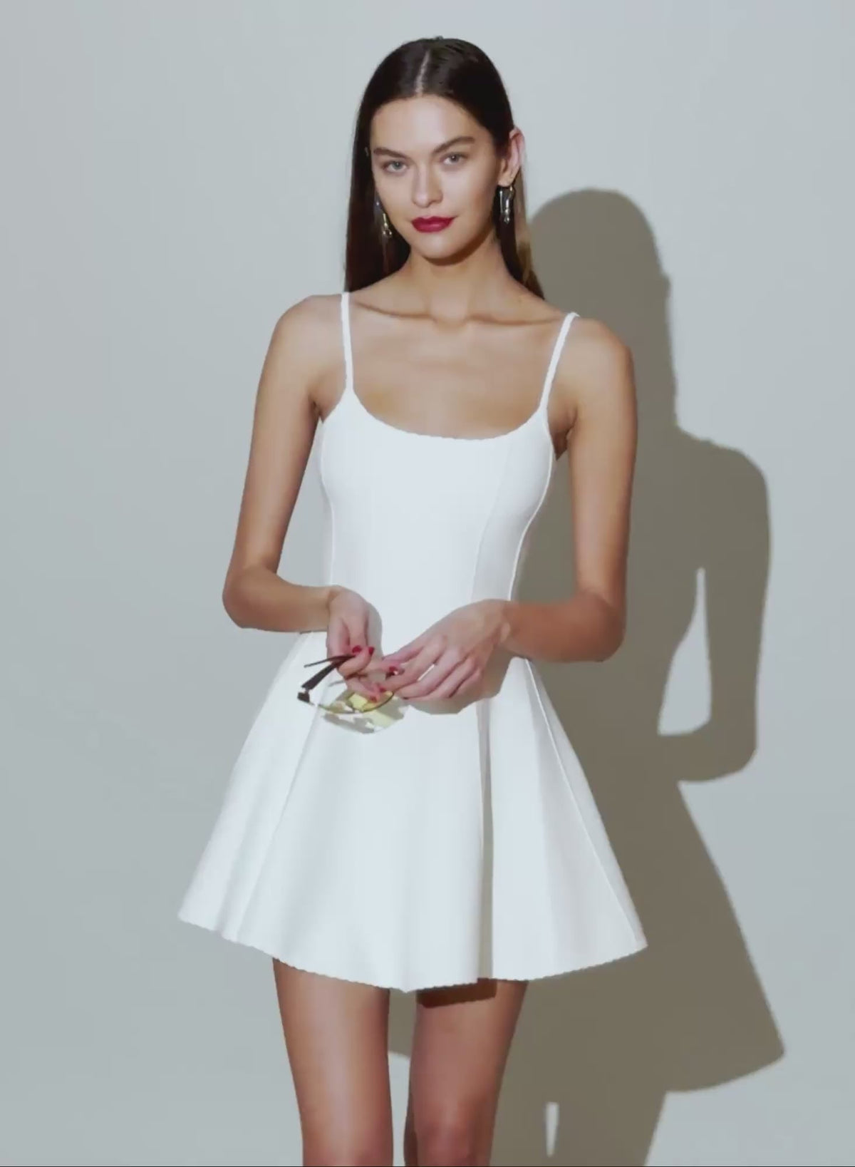 Ivory Flared Corset Dress | Fleur du Mal