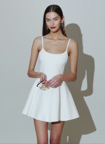 Ivory Flared Corset Dress | Fleur du Mal