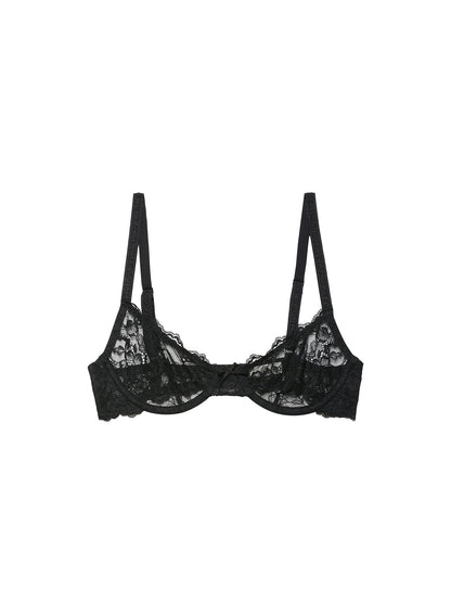 Black Bianca Lace Bra | Fleur du Mal