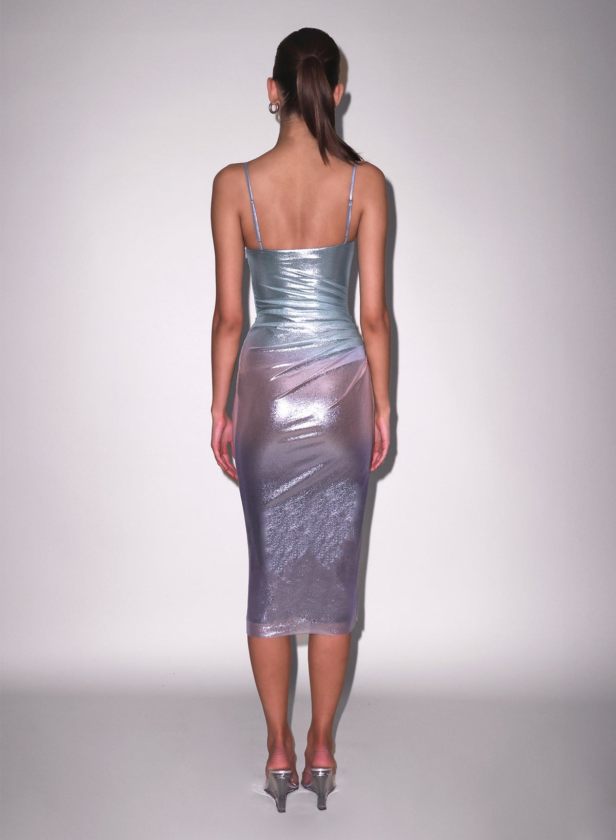 Blue Metallic Ombré Shine Dress | Fleur du Mal