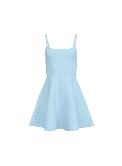 Light Sky Flared Corset Dress | Fleur du Mal