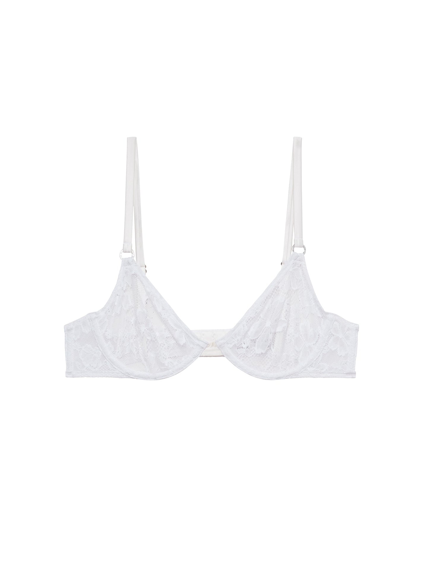 Ivory Le Stretch Lace Demi Bra | Fleur du Mal