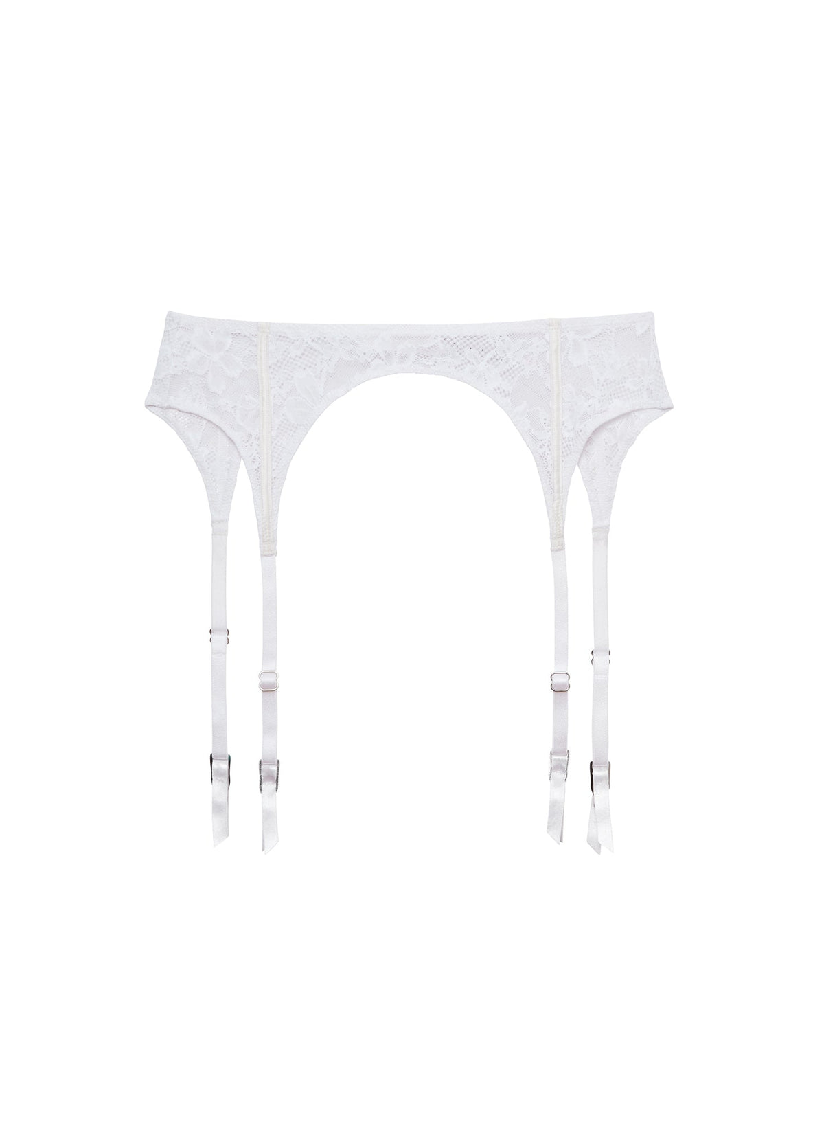Ivory Le Stretch Lace Garter Belt | Fleur du Mal