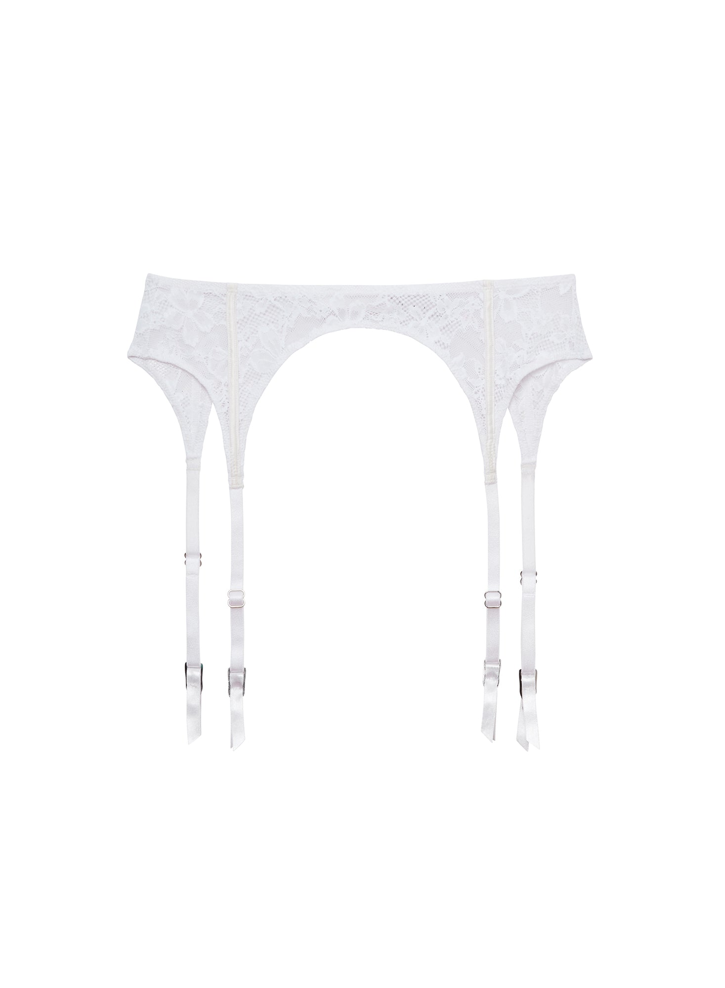 Ivory Le Stretch Lace Garter Belt | Fleur du Mal