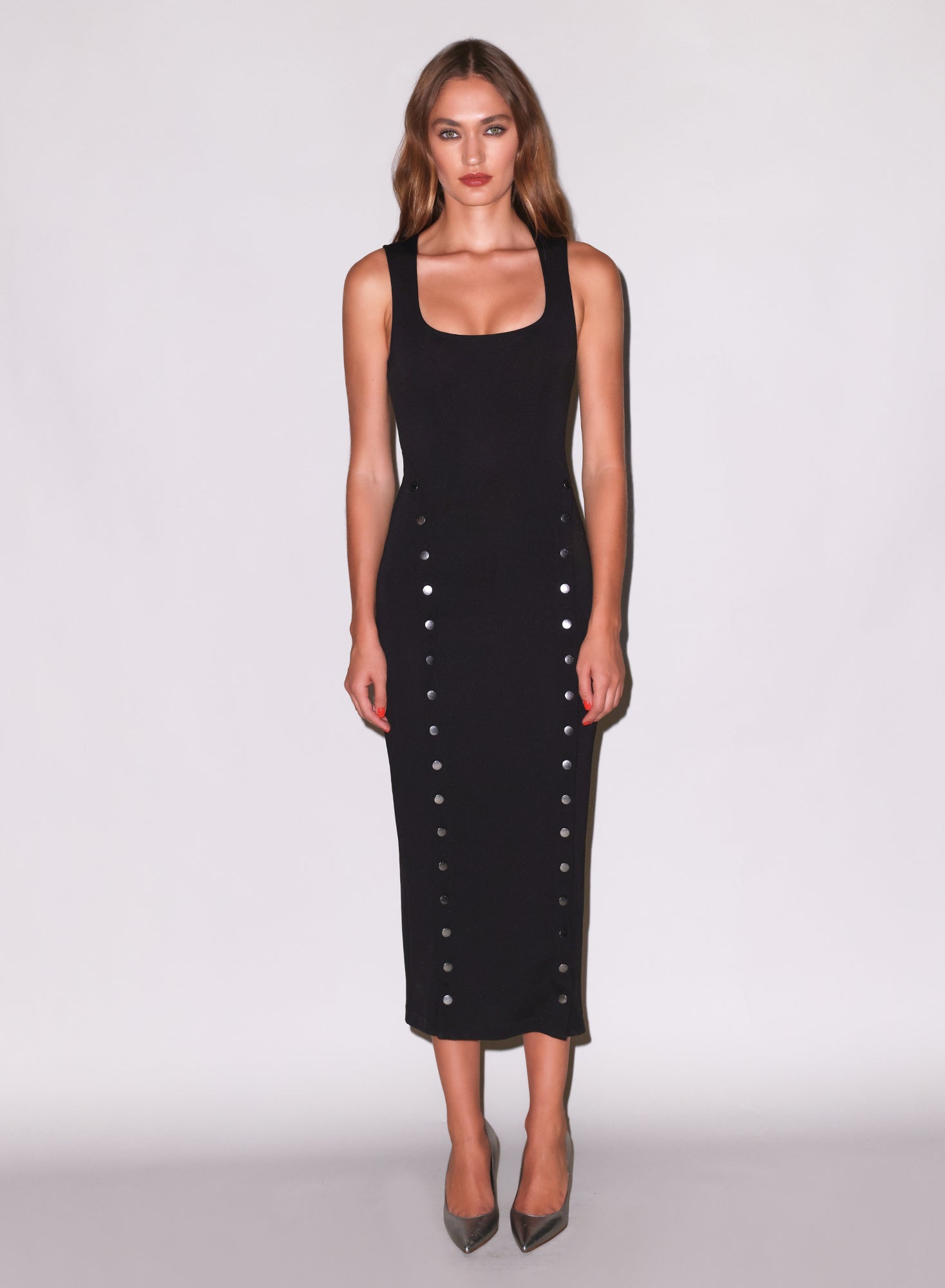 Black Scooped Undo Me Dress | Fleur du Mal