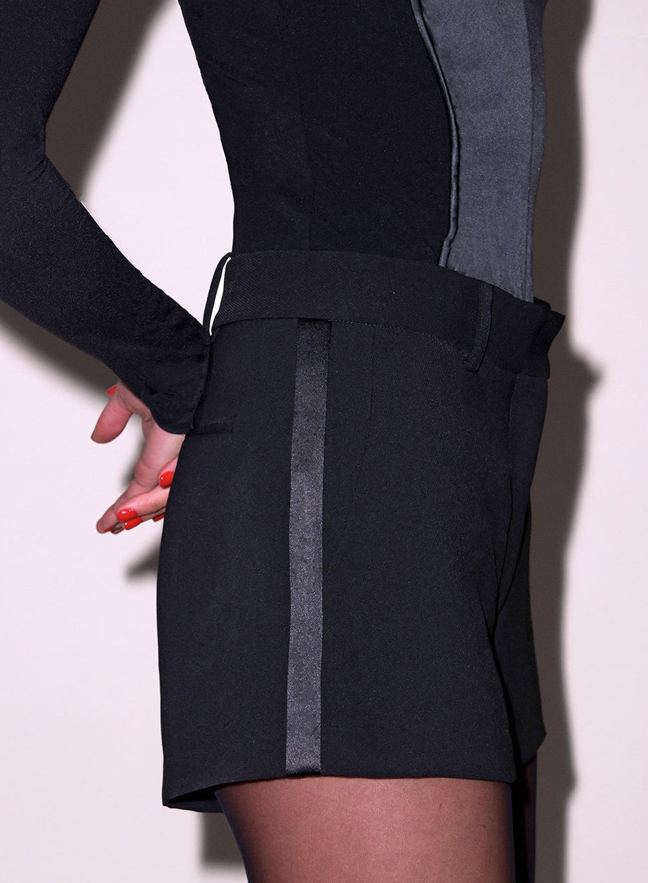 Black Tuxedo Short | Fleur du Mal