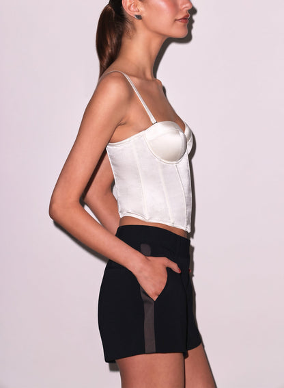 Black Tuxedo Short | Fleur du Mal
