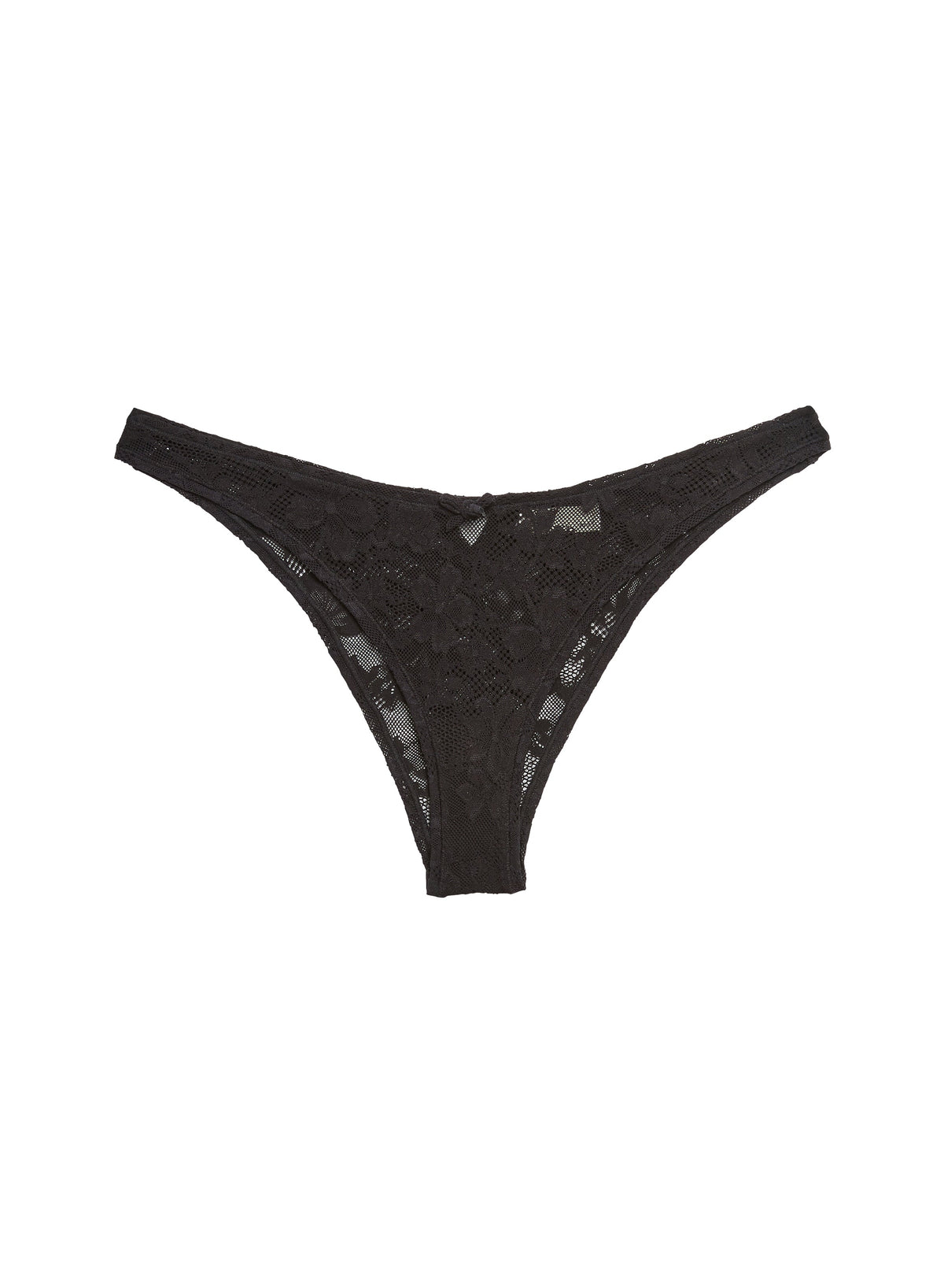 Black Le Stretch Lace Cheeky | Fleur du Mal
