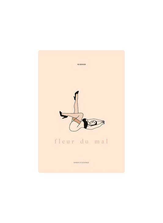 Tan Sheer Thigh High Stocking | Fleur du Mal