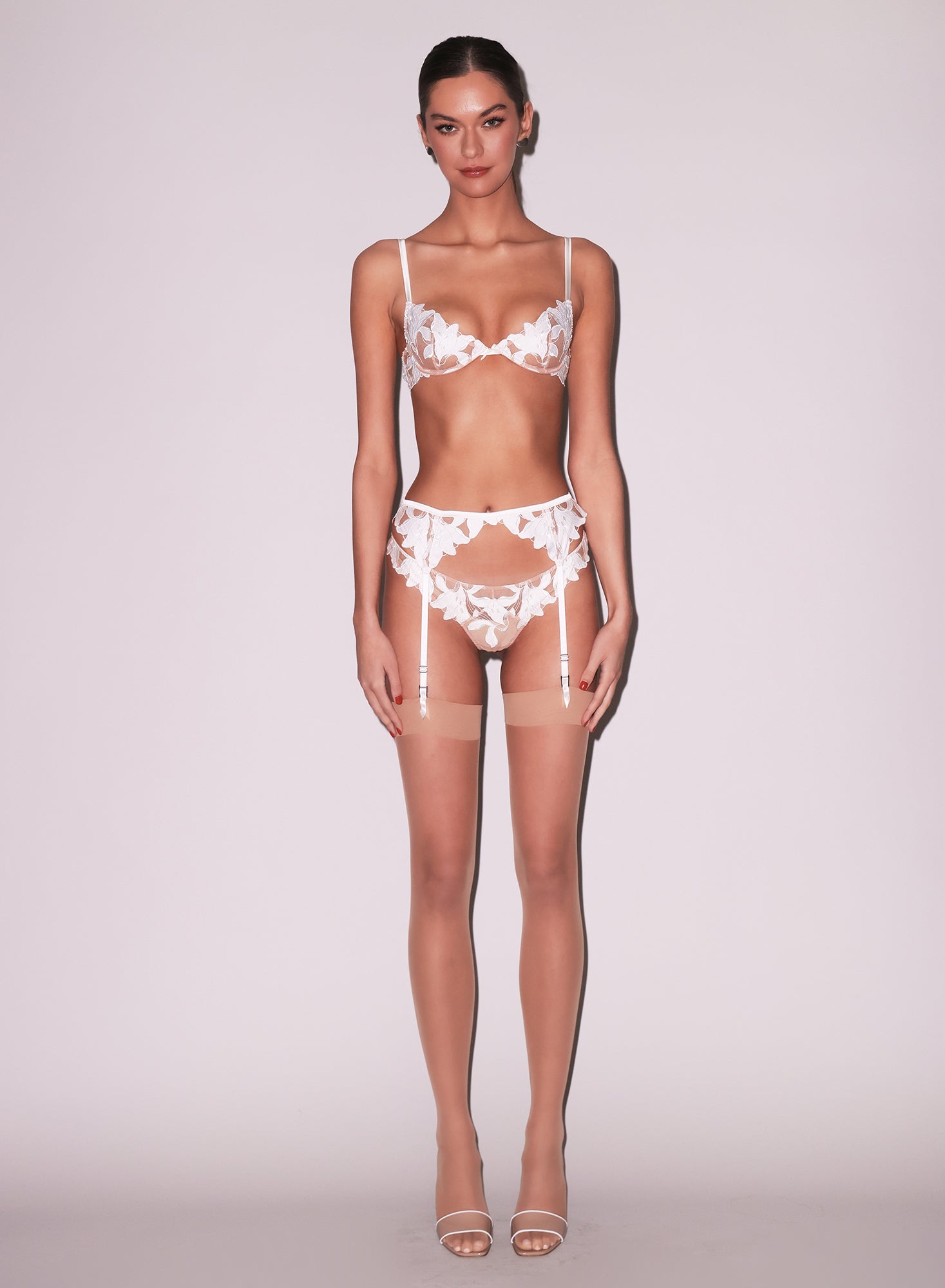 Tan Sheer Thigh High Stocking | Fleur du Mal