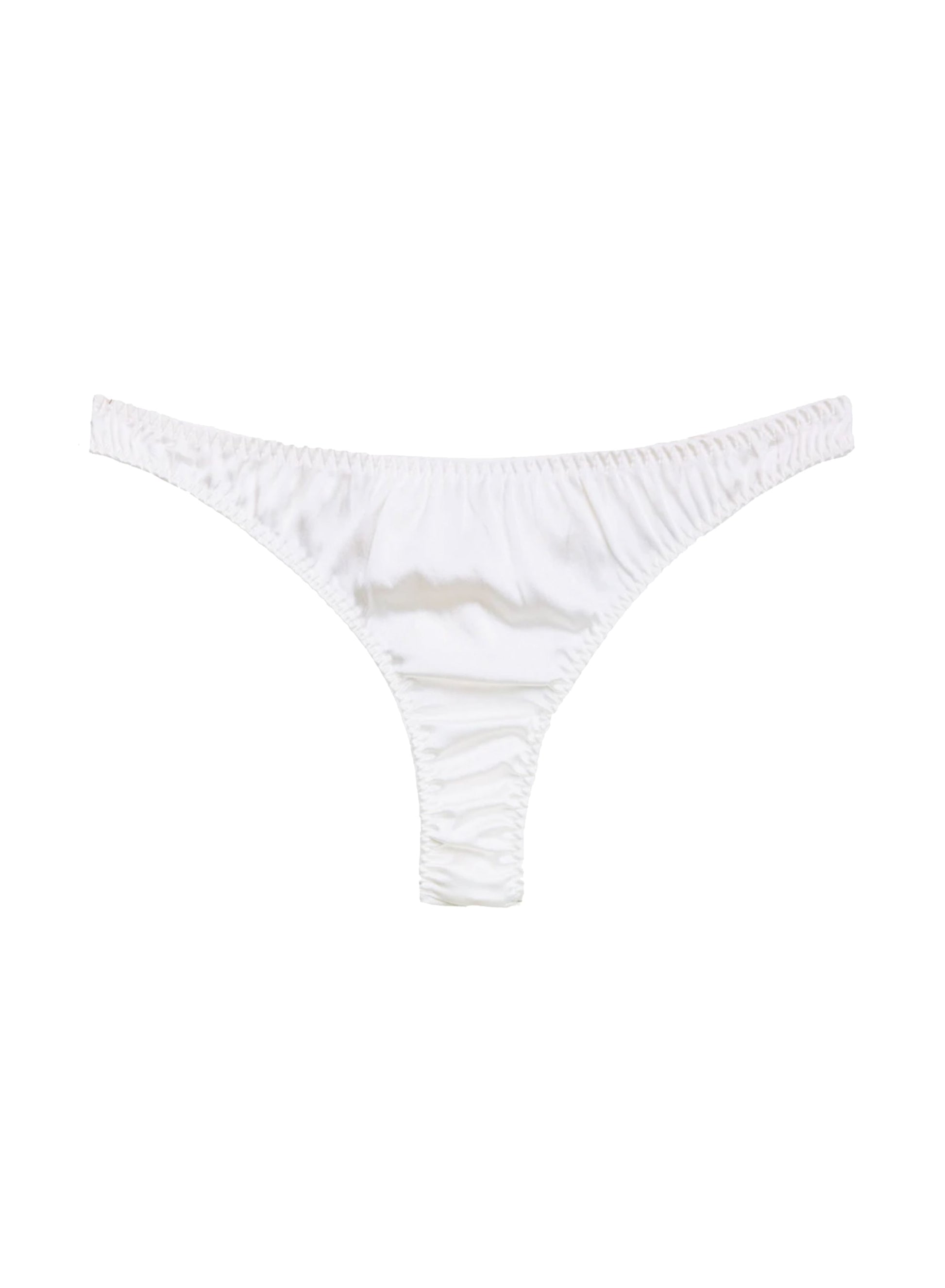 Ivory Luxe Thong | Fleur du Mal
