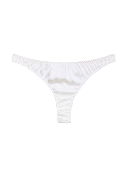 Ivory Luxe Thong | Fleur du Mal