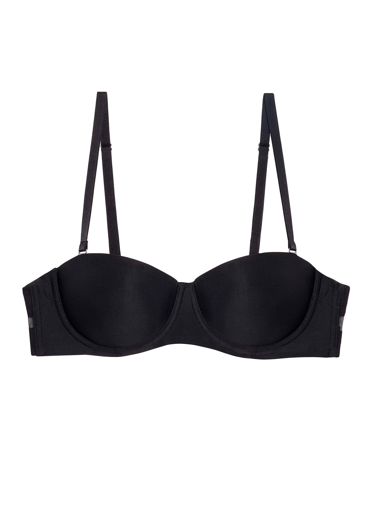 Black Charlotte Convertible Strapless Bra | Fleur du Mal