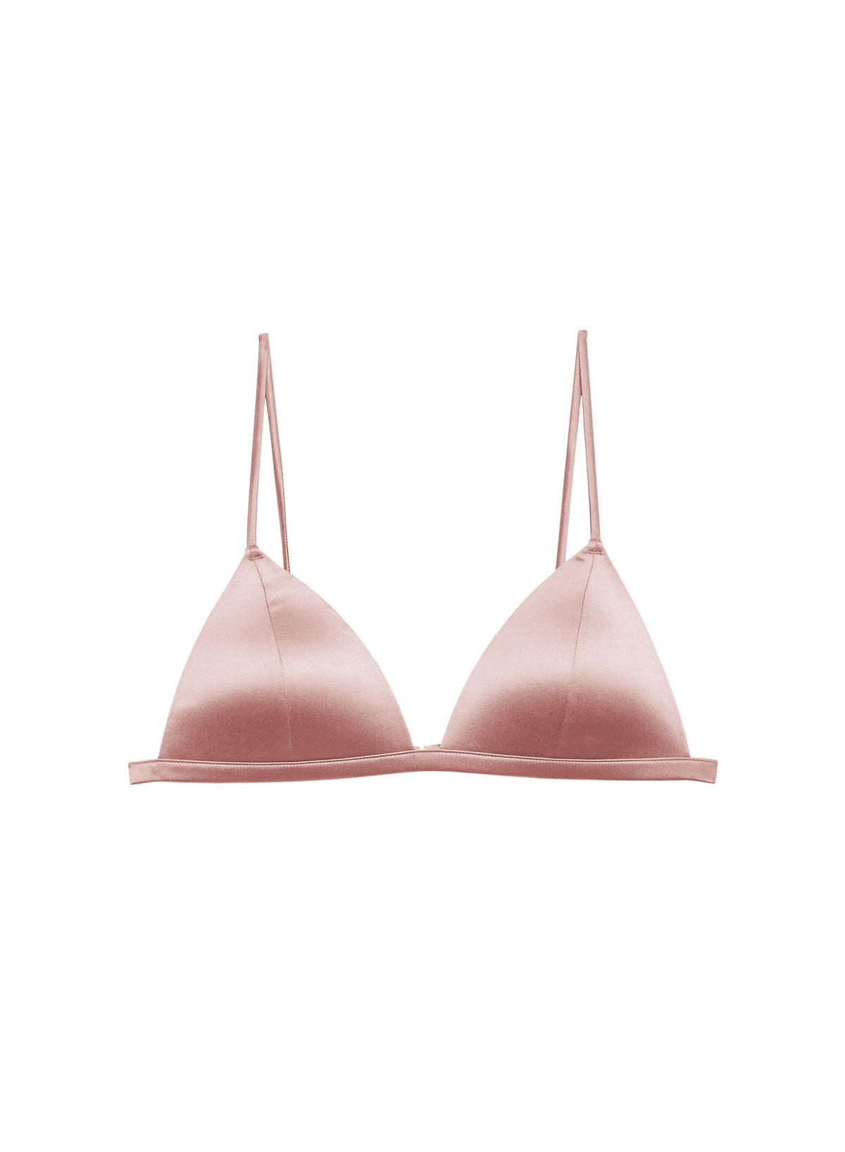 Tan Molded Luxe Triangle Bra | Fleur du Mal