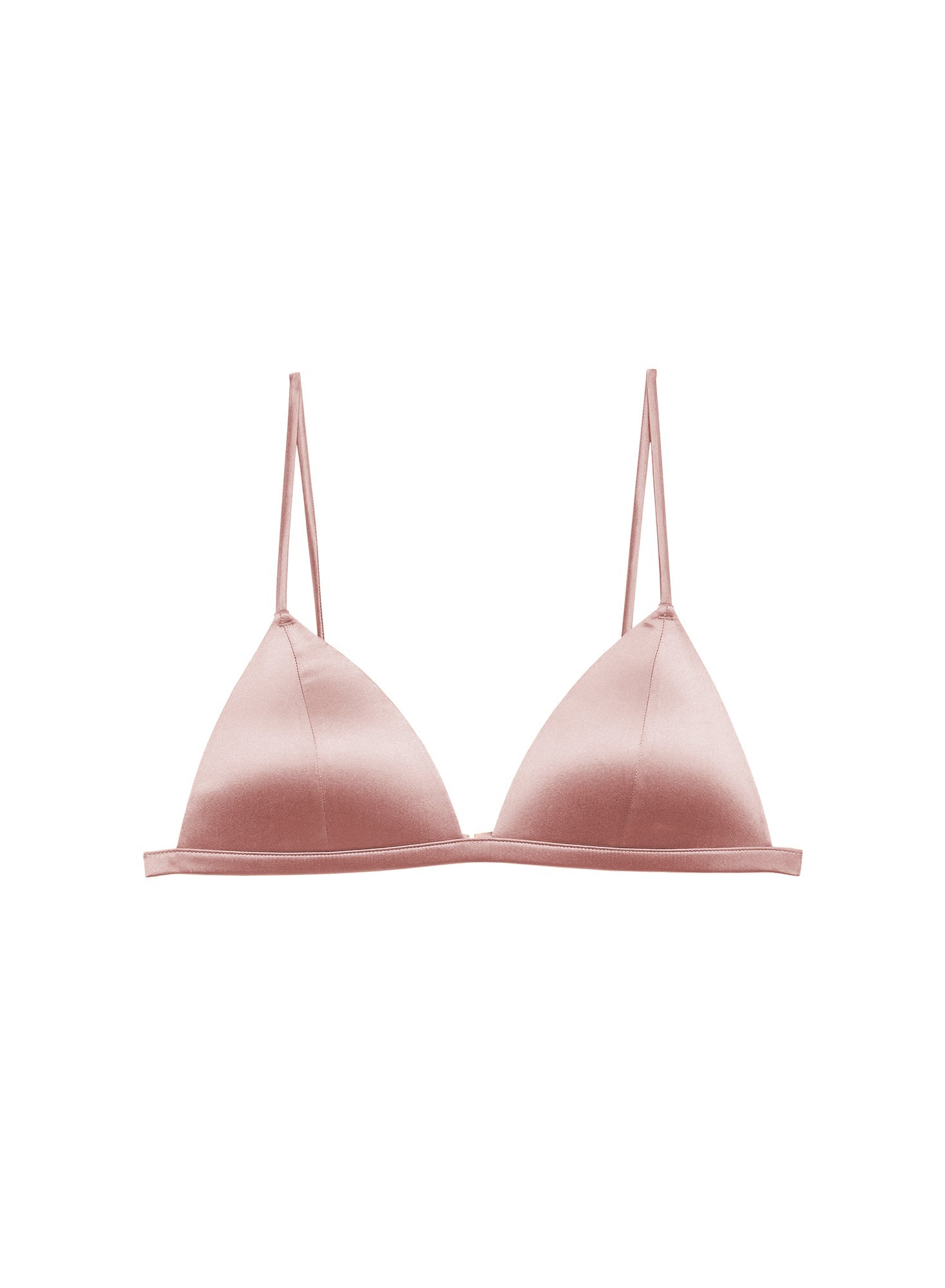 Tan Molded Luxe Triangle Bra | Fleur du Mal