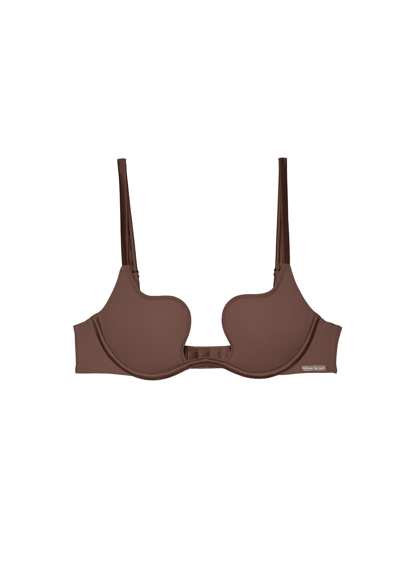 Cocoa Le Stretch Micro Seduce U-Plunge Bra | Fleur du Mal