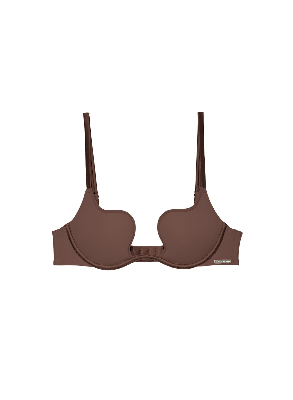 Cocoa Le Stretch Micro Seduce U-Plunge Bra | Fleur du Mal