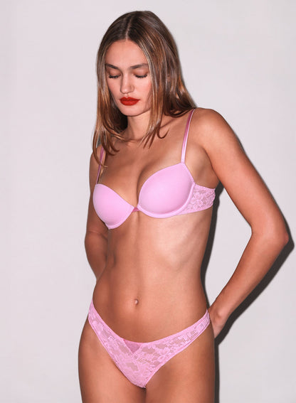 Bisou Le Stretch Lace Molded Demi Bra | Fleur du Mal