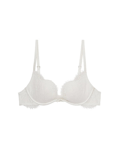 Ivory Frankie Lace Seduce U-Plunge Bra | Fleur du Mal