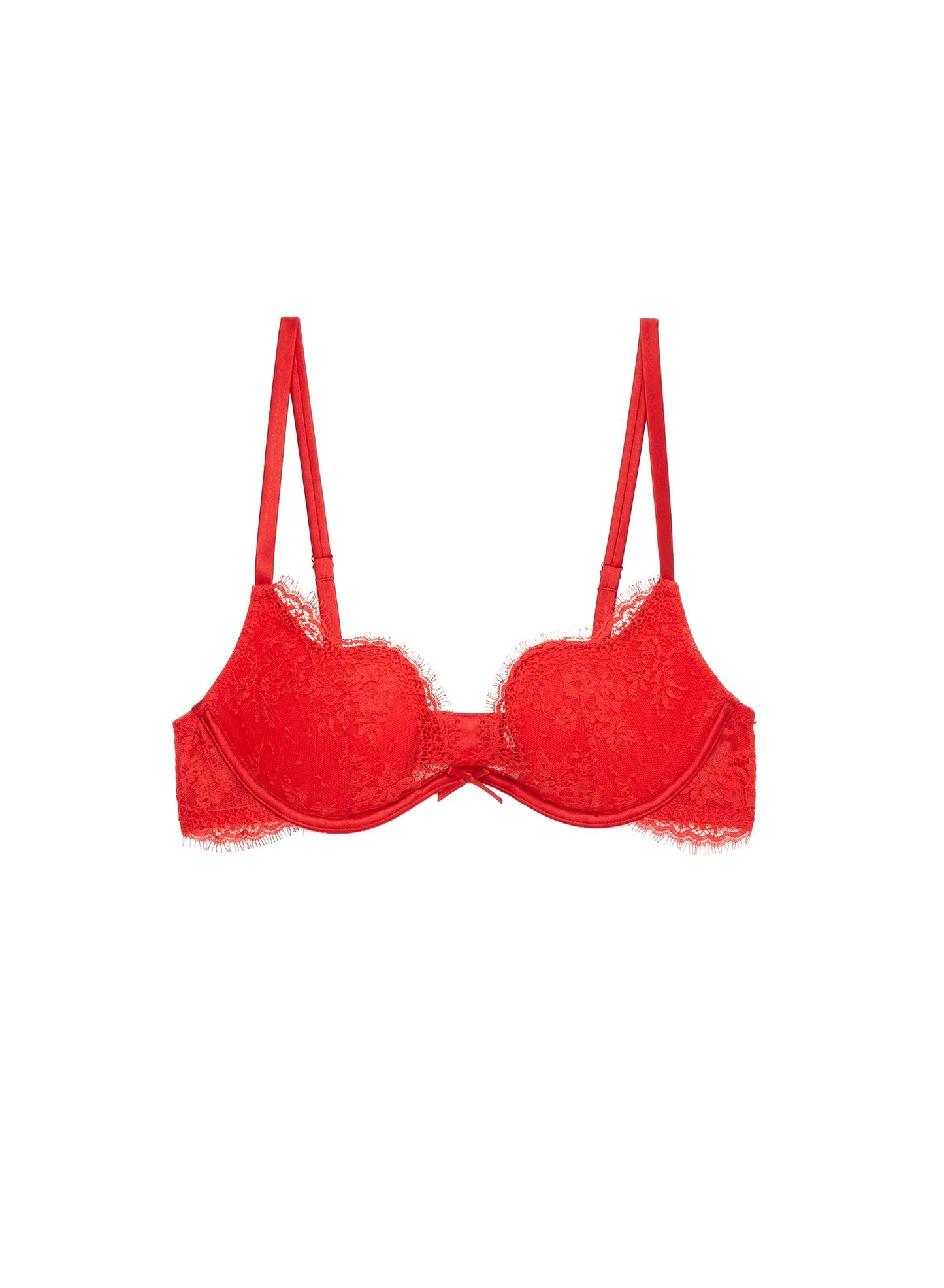 Red Frankie Lace Seduce U-Plunge Bra | Fleur du Mal