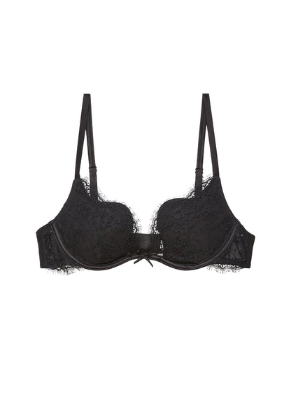 Black Frankie Lace Seduce U-Plunge Bra | Fleur du Mal