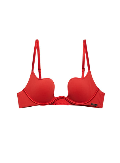 Red Le Stretch Micro Seduce U-Plunge Bra | Fleur du Mal