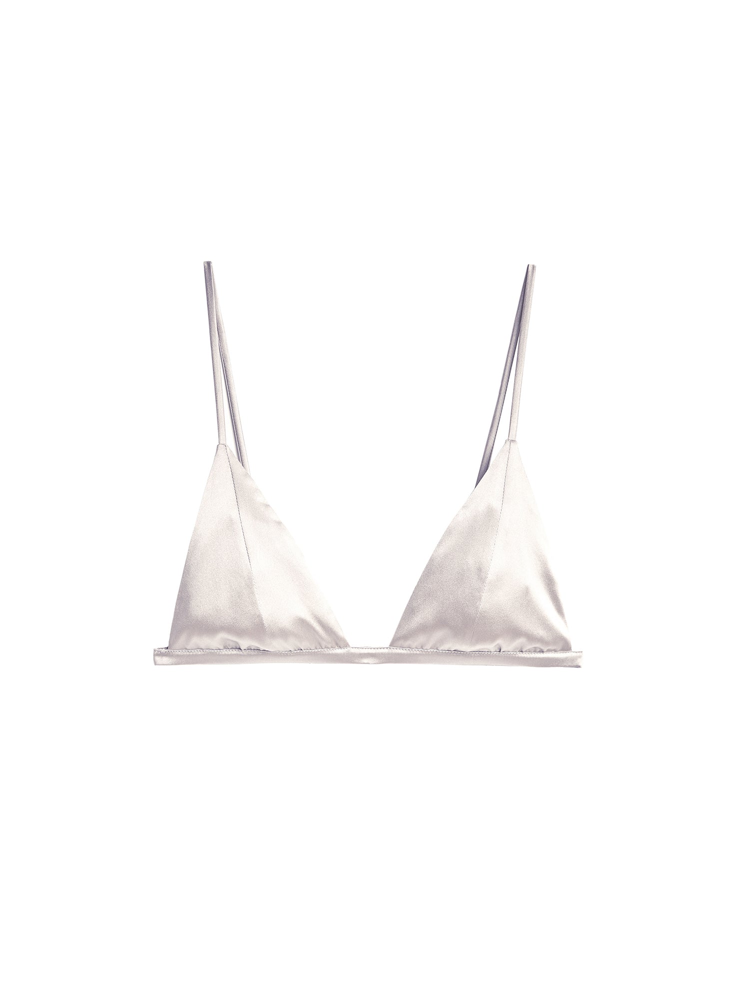 Ivory Luxe Triangle Bra | Fleur du Mal