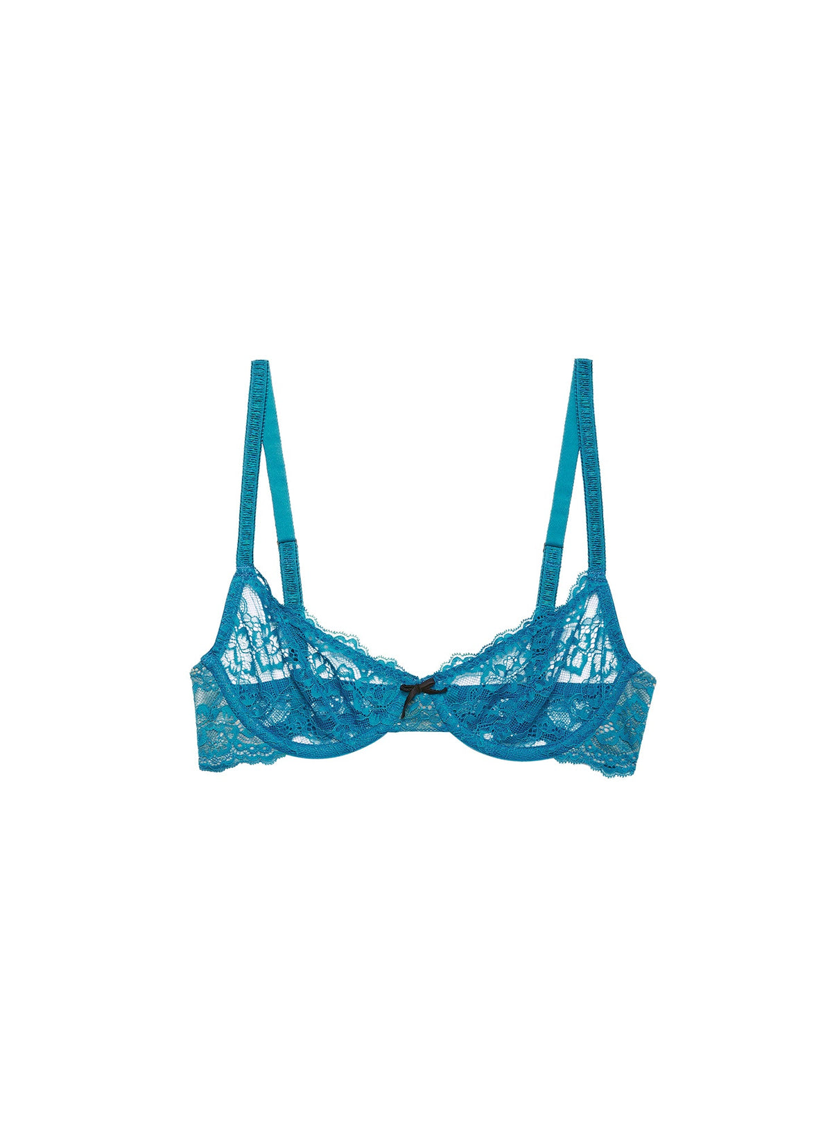Aquamarine Bianca Lace Bra | Fleur du Mal