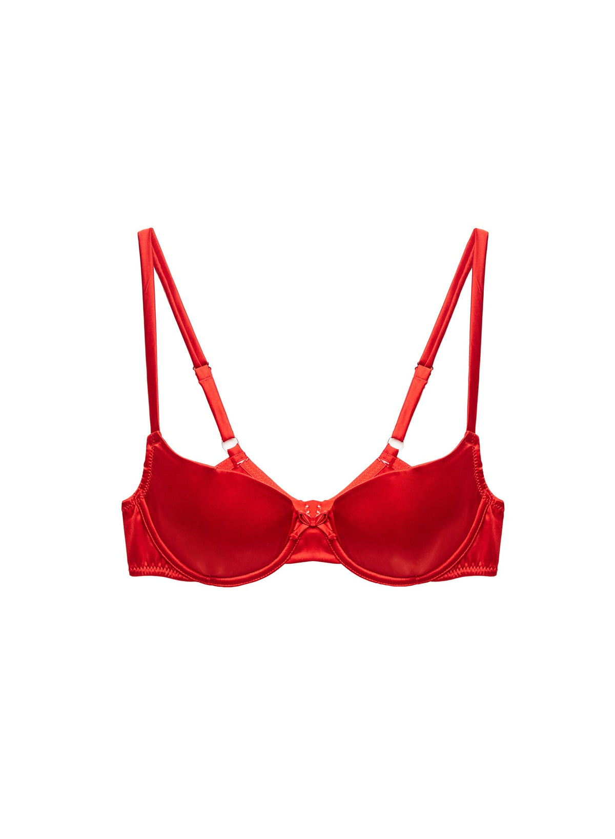 Rouge Seamless Luxe Balconette Bra | Fleur du Mal