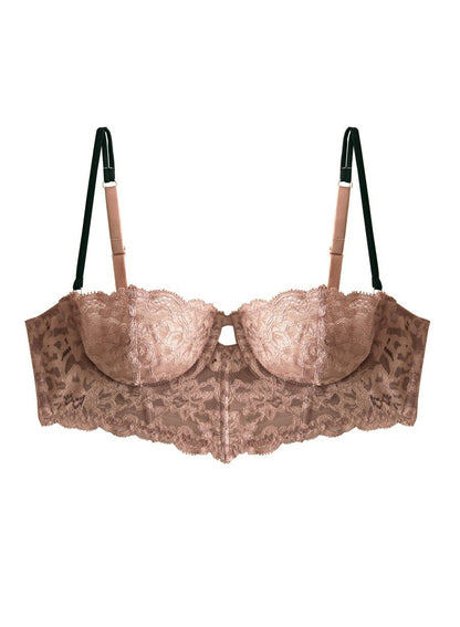 Tan Charlotte Longline Bra | Fleur du Mal