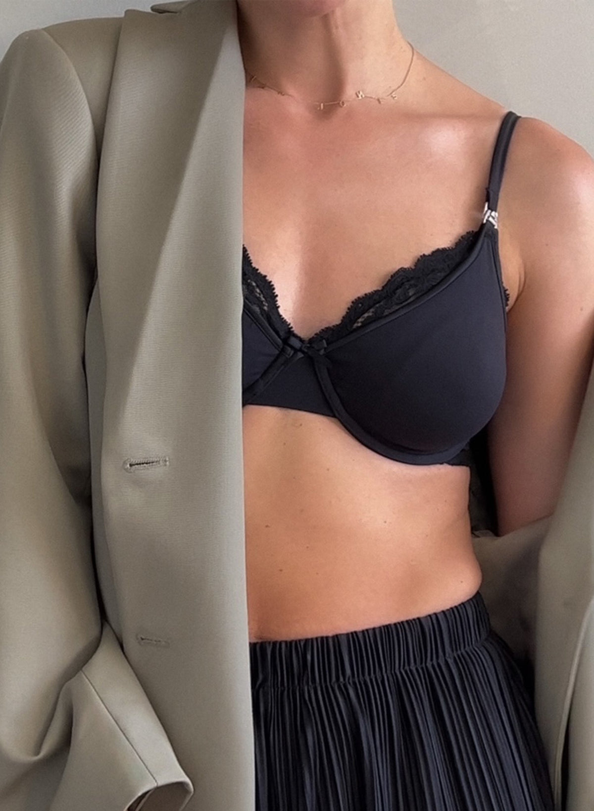 Black Charlotte Nursing Bra | Fleur du Mal