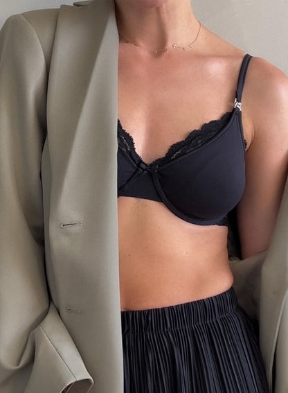 Black Charlotte Nursing Bra | Fleur du Mal