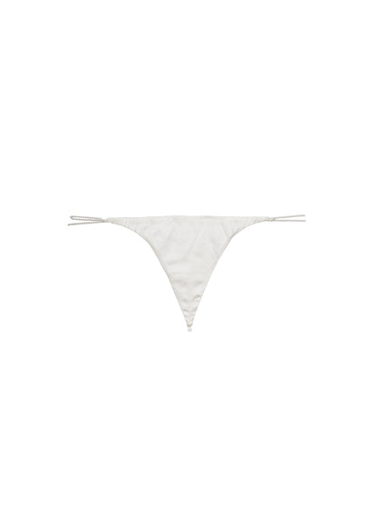 Ivory Pearl Luxe V-String | Fleur du Mal