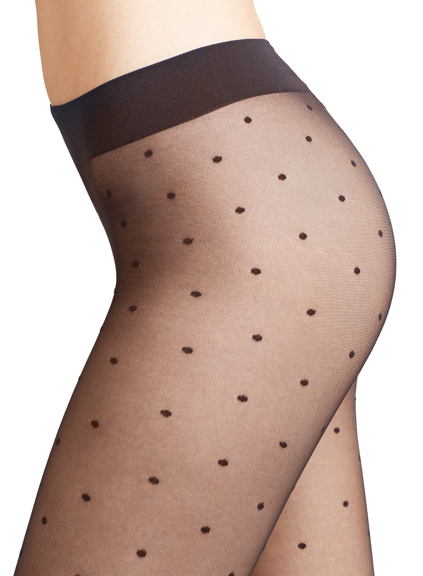 Black Falke Dot 15 Den Tights | Fleur du Mal
