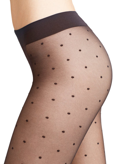 Black Falke Dot 15 Den Tights | Fleur du Mal