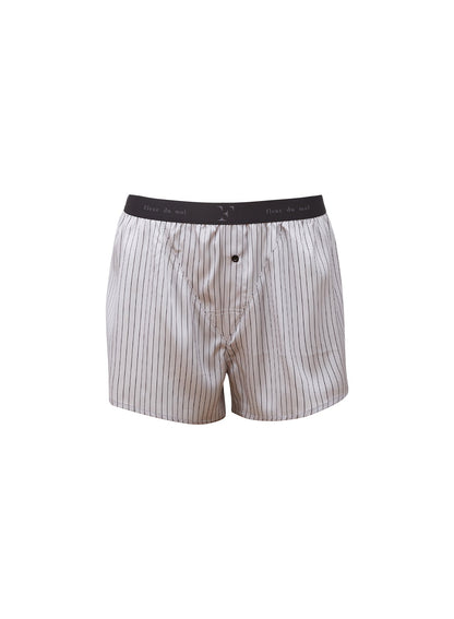 Ash Pinstripe Unisex Boxer Short | Fleur du Mal