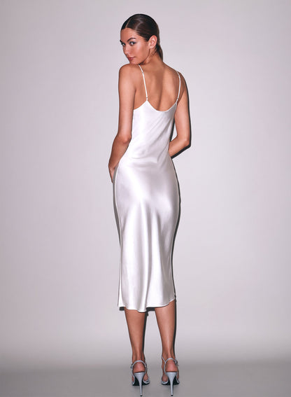 Ivory Frankie Lace Slip Dress | Fleur du Mal