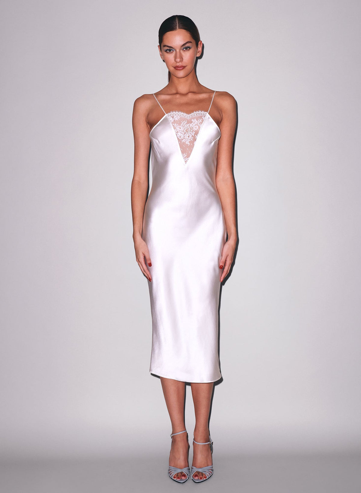 Ivory Frankie Lace Slip Dress | Fleur du Mal