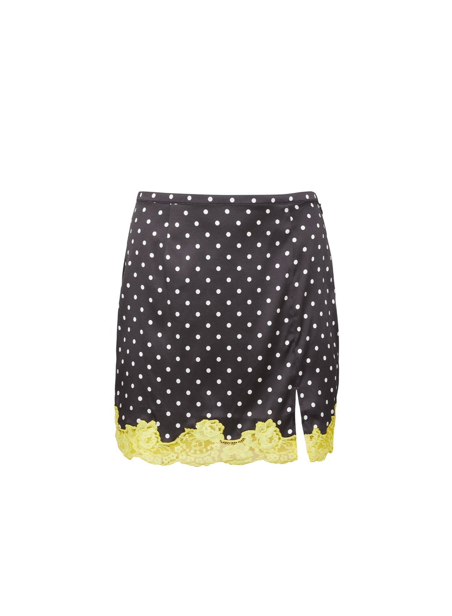 Small Dot Black Juliet Lace Slip Skirt | Fleur du Mal