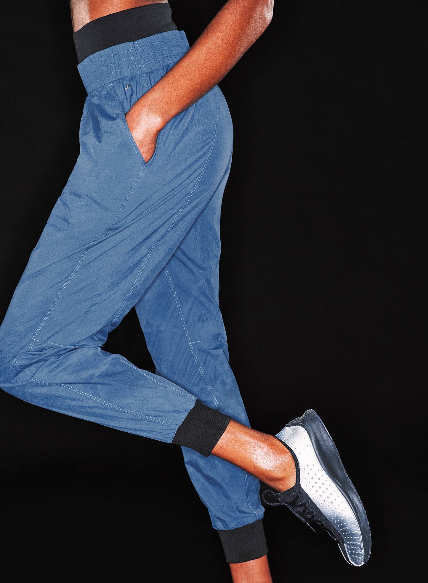Storm Blue Warm Up Track Pant | Fleur du Mal