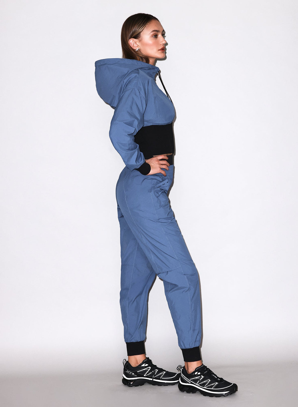 Storm Blue Warm Up Track Pant | Fleur du Mal