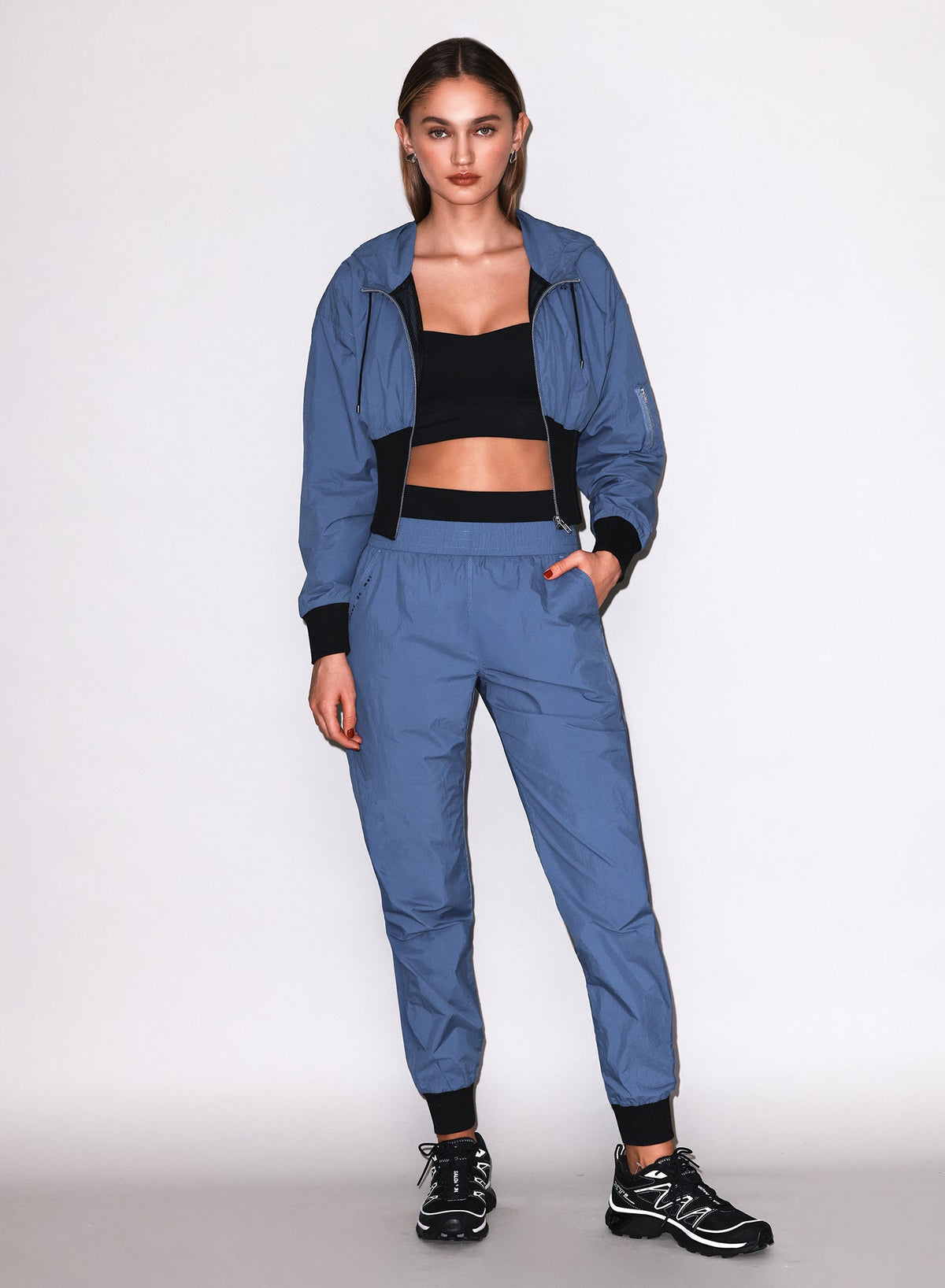 Storm Blue Warm Up Track Pant | Fleur du Mal