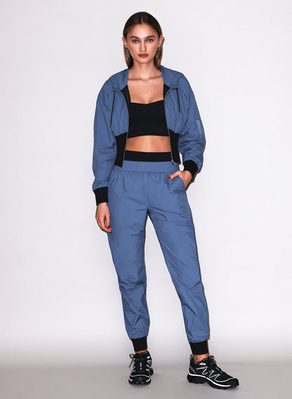 Storm Blue Warm Up Track Pant | Fleur du Mal