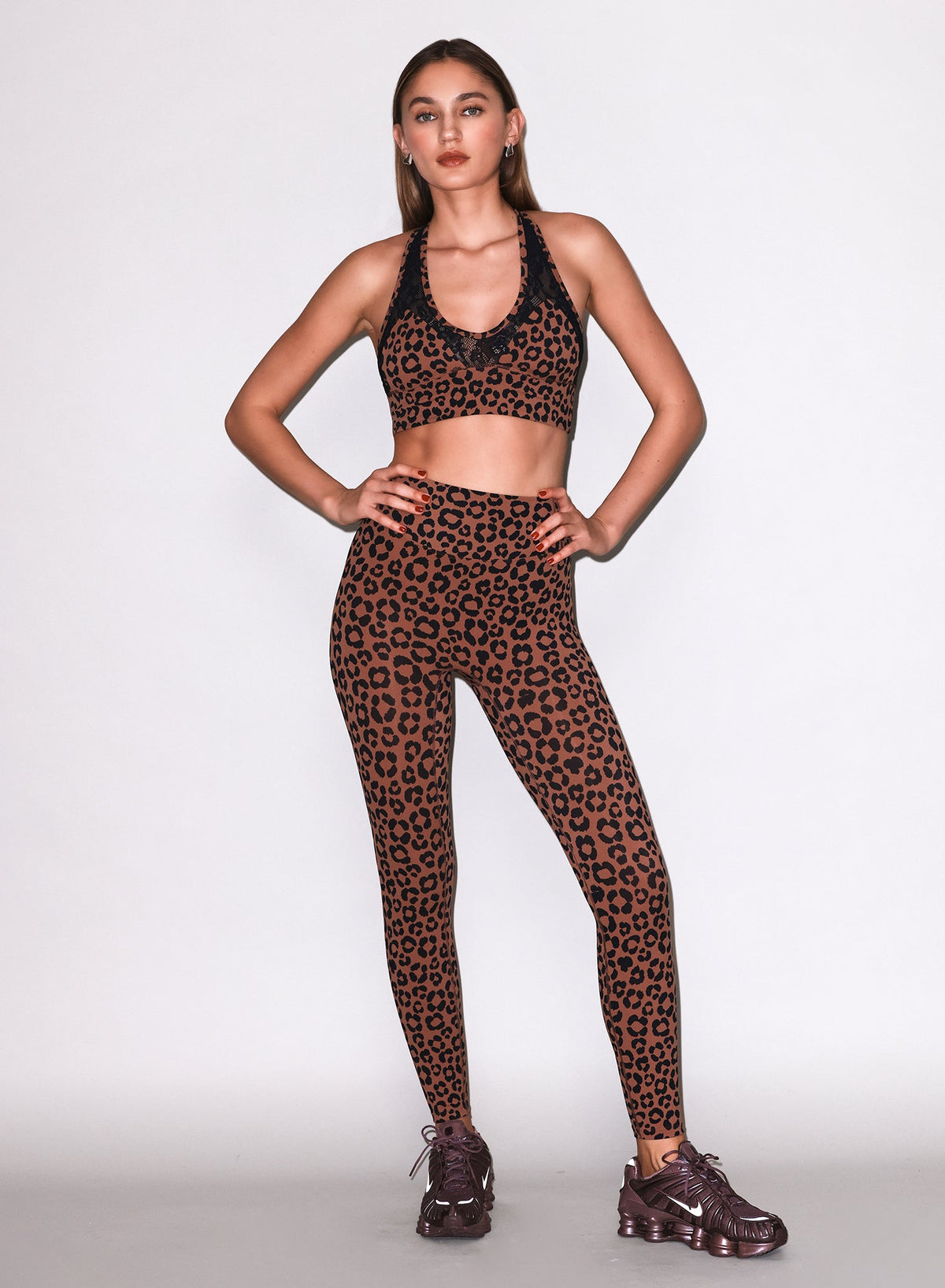 Neutral Leopard Sculpt Legging | Fleur du Mal