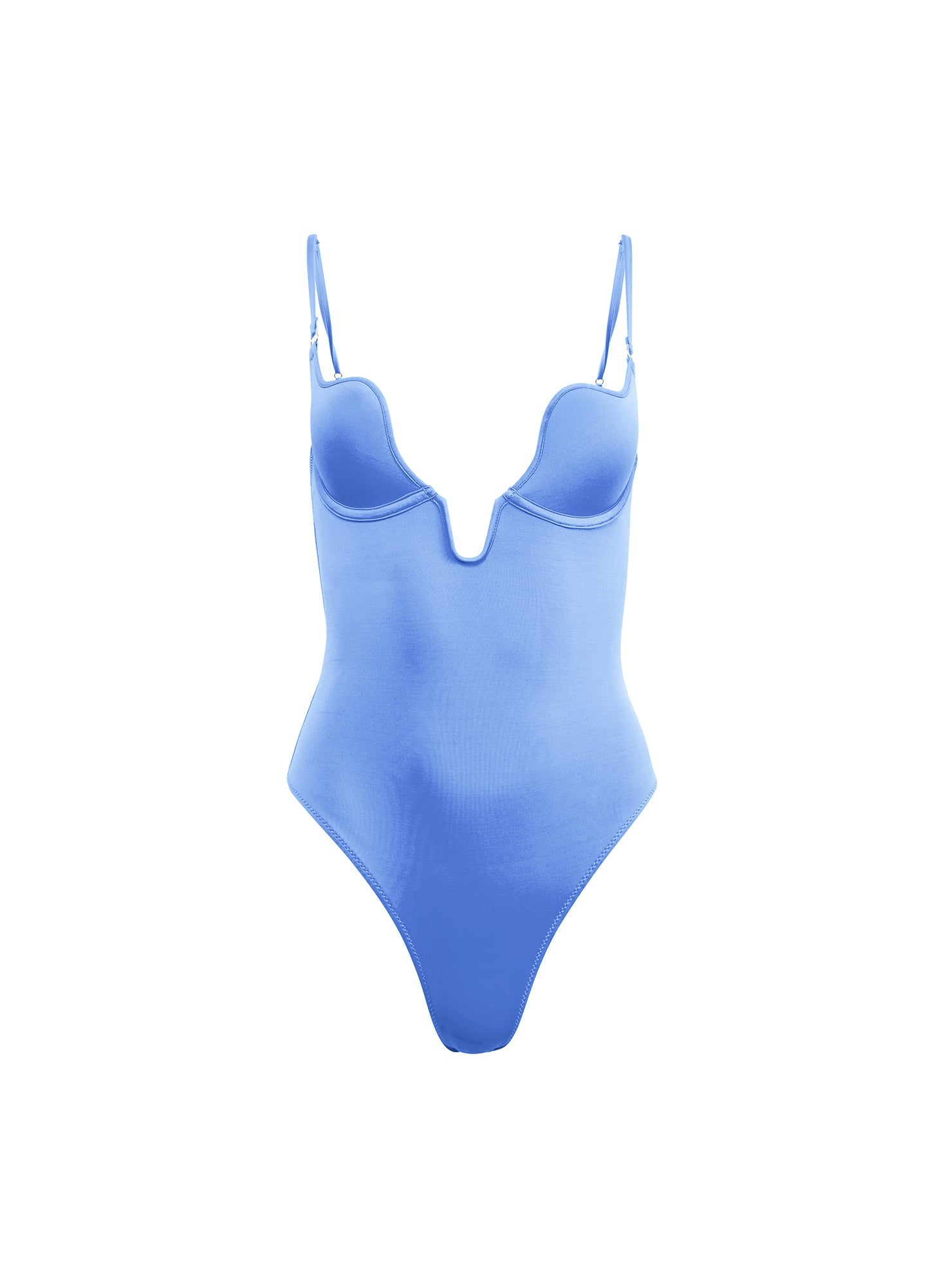 Mediterranean Blue Seduce U-Plunge One Piece | Fleur du Mal