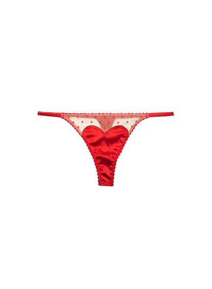 Red Amour Thong | Fleur du Mal