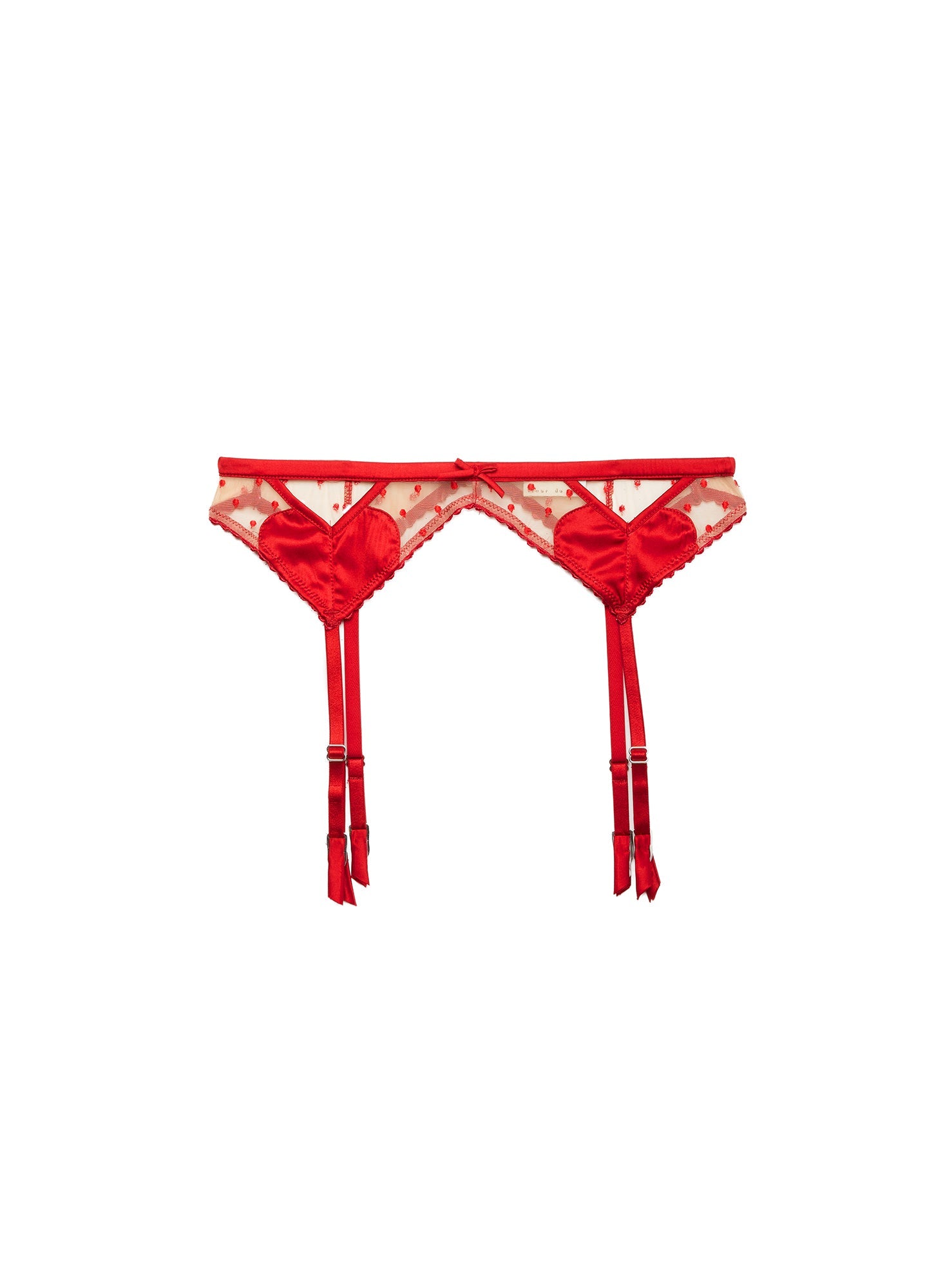 Red Amour Garter Belt | Fleur du Mal